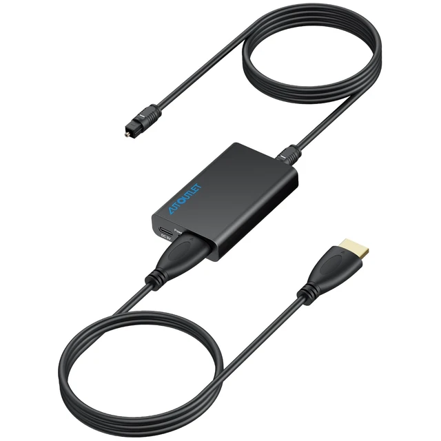 Main image of HDMI eARC to Optical Audio Adapter, Support Dolby 5.1 and DTS 5.1 | eARC/ARC to Optical Converter for TVs, Soundbars, Home Theaters, and Audio Systems, Support 192KHz Sampling Rate(NO CEC)