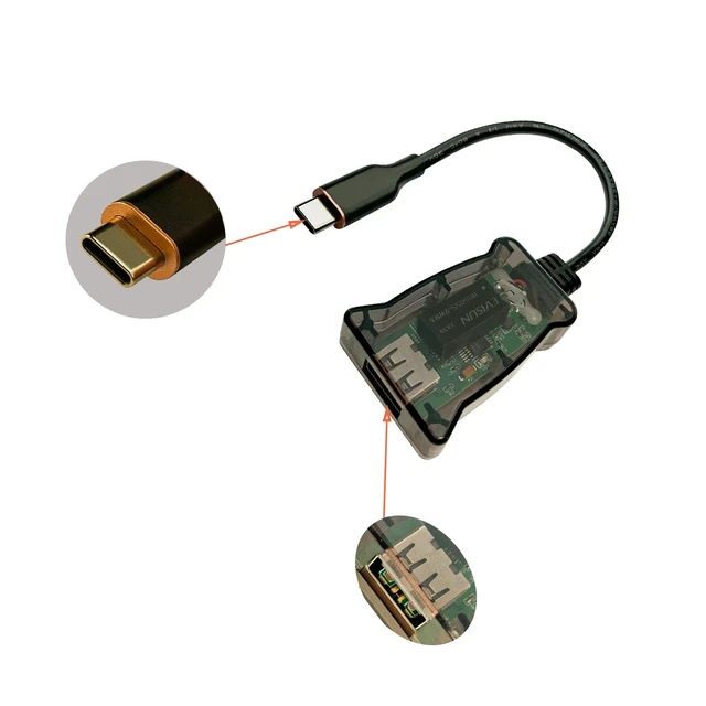 Alt view image 2 of 7 - SH-G01C USB-C 480M High Speed Isolator(0.5FT)