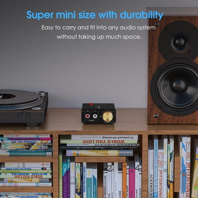 Alt view image 5 of 7 - L1-MiINI Stereo Line Level Booster Amplifier Audio Preamp 20dB Gain + Volume Control