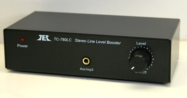 Main image of TCC TC-780LC Stereo Line Level Amp / Booster with iPod Jack; BLACK VERSION