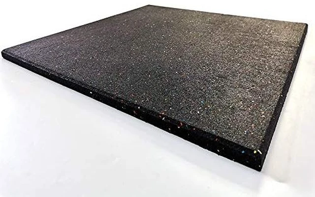 Main image of Heavy Duty Anti Vibration Pad Rubber Sound Absorbing Mat for Washer, Dryer, Audio Equipment, Strength Training Equipment Mat (Square) Black 1 Pack 24 x 24 x 0.6 Inch