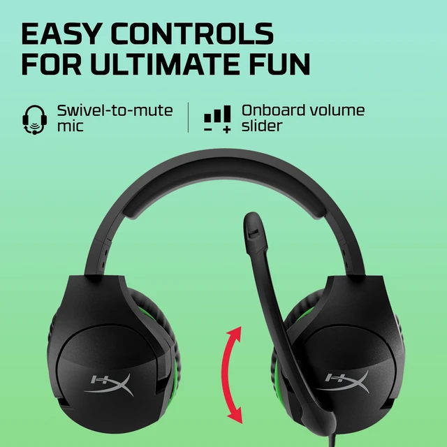 Alt view image 5 of 7 - CloudX Stinger Core - Official Licensed for Xbox, Gaming Headset with In-Line Audio Control, Immersive In-Game , Microphone