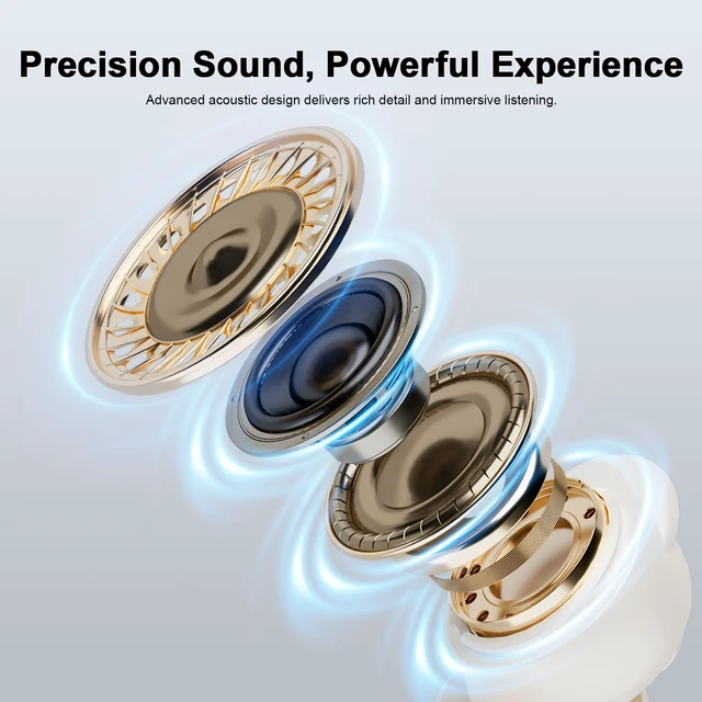 Alt view image 7 of 7 - Sleep Earbuds for Side Sleepers, Bluetooth 6.0 Mini Noise Cancelling Earbuds with ANC, Sleep Mode, App White Noise and EQ, 48H Playtime, Comfortable Low-Profile Fit Sleep Headphones, Skin