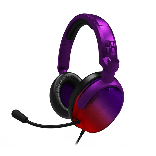 Alt view image 2 of 7 - C6-100 Strike Gaming Headset Red & Purple
