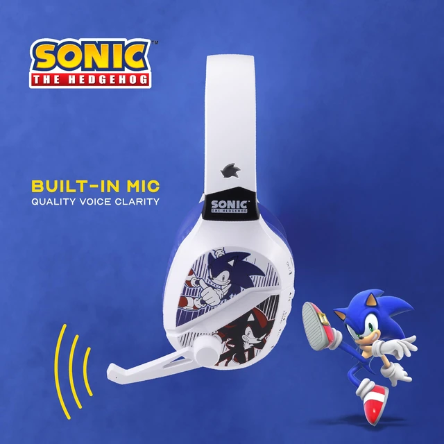 Alt view image 2 of 7 - Sonic The Hedgehog - Bluetooth Gaming Headset with Low-Latency Audio | Durable Construction, Simple Everyday Setup, Travel-Friendly Design, Reliable Daily Performance