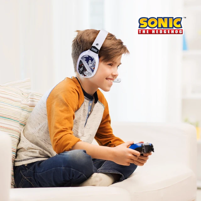 Alt view image 6 of 7 - Sonic The Hedgehog - Bluetooth Gaming Headset with Low-Latency Audio | Durable Construction, Simple Everyday Setup, Travel-Friendly Design, Reliable Daily Performance