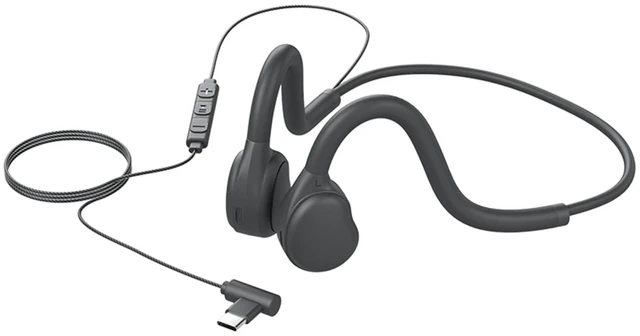 Main image of Type-C Wired Headphones with Air Conduction Open Ear Headphones and Built-in Microphone Suitable for Outdoor Activities