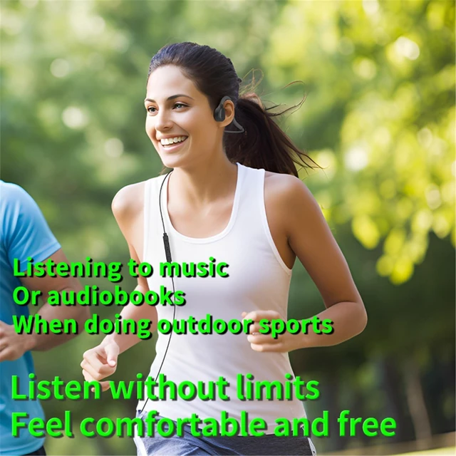 Alt view image 5 of 7 - Type-C Wired Headphones with Air Conduction Open Ear Headphones and Built-in Microphone Suitable for Outdoor Activities