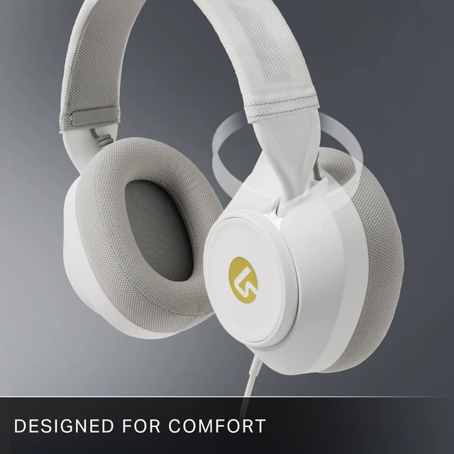 Alt view image 3 of 7 - LucidSound LS10X Gen 2 Wired Gaming Headset for Xbox Series X|S - White, Officially Licensed, Designed for Comfort, Quick-Access Audio Controls, Premium Audio, flip-to-Mute Boom mic