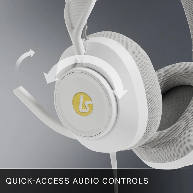 Alt view image 4 of 7 - LucidSound LS10X Gen 2 Wired Gaming Headset for Xbox Series X|S - White, Officially Licensed, Designed for Comfort, Quick-Access Audio Controls, Premium Audio, flip-to-Mute Boom mic