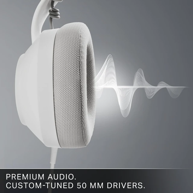 Alt view image 5 of 7 - LucidSound LS10X Gen 2 Wired Gaming Headset for Xbox Series X|S - White, Officially Licensed, Designed for Comfort, Quick-Access Audio Controls, Premium Audio, flip-to-Mute Boom mic