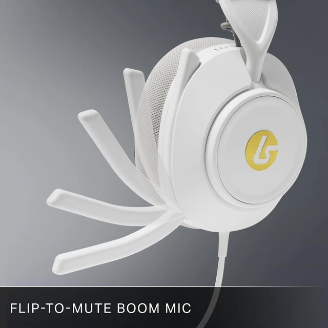 Alt view image 6 of 7 - LucidSound LS10X Gen 2 Wired Gaming Headset for Xbox Series X|S - White, Officially Licensed, Designed for Comfort, Quick-Access Audio Controls, Premium Audio, flip-to-Mute Boom mic