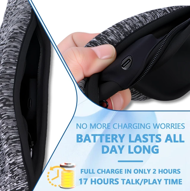 Alt view image 5 of 7 - Bluetooth Sleeping Headphones, Bluetooth 5.4 Sleep Mask, Ultra-Thin Stereo Speakers, Fully Enclosed Pressure-Relieving Design, The Best Gift