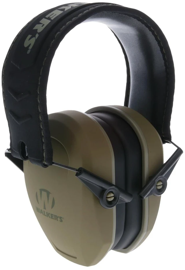 Alt view image 5 of 7 - Razor Slim Passive Earmuff - Ultra Low-Profile Earcups - Olive Dark Green, One Size