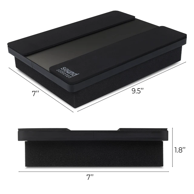 Alt view image 2 of 7 - VibeBoss P5 - Acoustic Isolation Platform Suitable for 5 inches Speakers (9.5'' x 7'' x 1.8'') 2Pcs