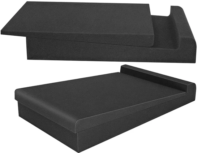 Main image of 2 Pack Studio Monitor Isolation Pads for Large Speakers Sound Insulation Studio Foam Prevents Vibrations Acoustic Speaker Isolation Pad High Density Fits Most Stands