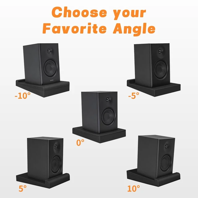 Alt view image 6 of 6 - 2 Pack Studio Monitor Isolation Pads for Large Speakers Sound Insulation Studio Foam Prevents Vibrations Acoustic Speaker Isolation Pad High Density Fits Most Stands
