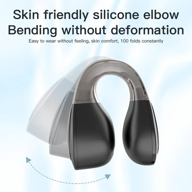 Alt view image 4 of 6 - Q60 True Wireless Earbuds with Ultra Long Battery Bluetooth 5.4, IPX7 Waterproof, Fast Charging, Noise Cancelling Mic, and Smart Touch Control (Black)