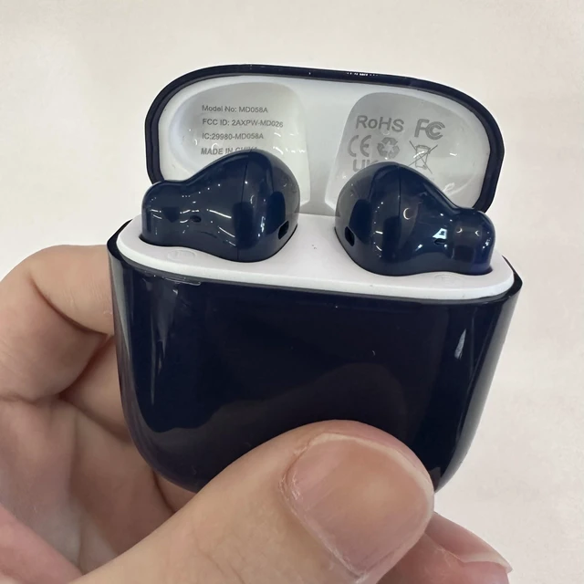 Alt view image 7 of 7 - Wireless Earbuds, Bluetooth 5.3 Headphones with 4-Mics ENC Clear Call, Bluetooth Earbuds Touch Control 25Hour Stereo Sound with LED Power Display, Waterproof Earphones Sprot for Workout Deep Blue
