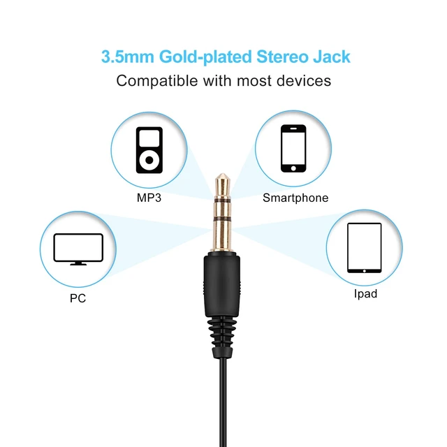 Alt view image 6 of 7 - IPX8 Waterproof in-Ear Earphones, Coiled Cable Swimming Earbuds | underwater earbuds with Stereo Audio Extension Cable, Wired, Black