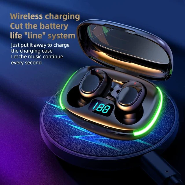 Alt view image 5 of 7 - Wireless Earbuds Bluetooth Headphones with Wireless Charging Case IPX4 Waterproof Stereo Earphones in-Ear for SPOR