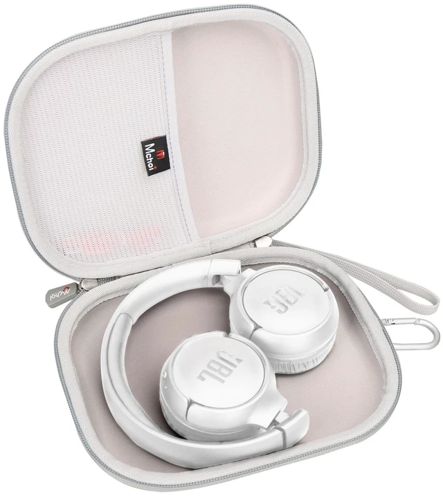 Alt view image 2 of 7 - Hard Portable Case for JBL Tune 500BT / 510BT / 520BT On-Ear Wireless Bluetooth Headphone, Grey