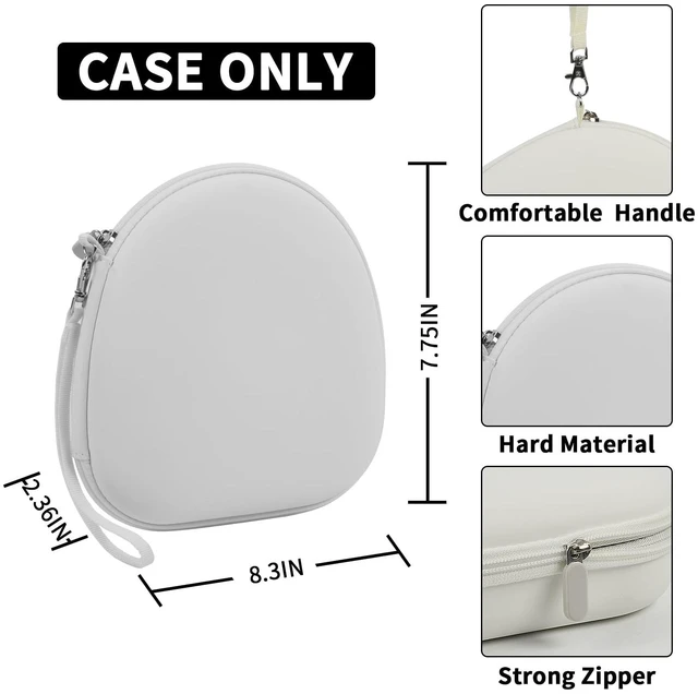 Alt view image 4 of 7 - Headphone Case for Sony WH-CH720N 730N 520, for JBL Tune 720, White | Wide-fit Headphone Case for Sony Wireless Headset, Made for Daily Storage and Travel, Box Only