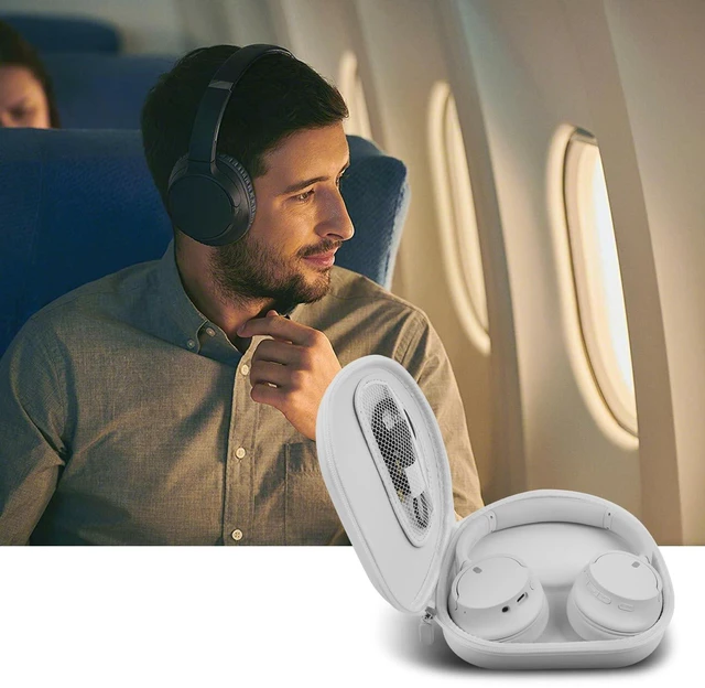 Alt view image 7 of 7 - Headphone Case for Sony WH-CH720N 730N 520, for JBL Tune 720, White | Wide-fit Headphone Case for Sony Wireless Headset, Made for Daily Storage and Travel, Box Only