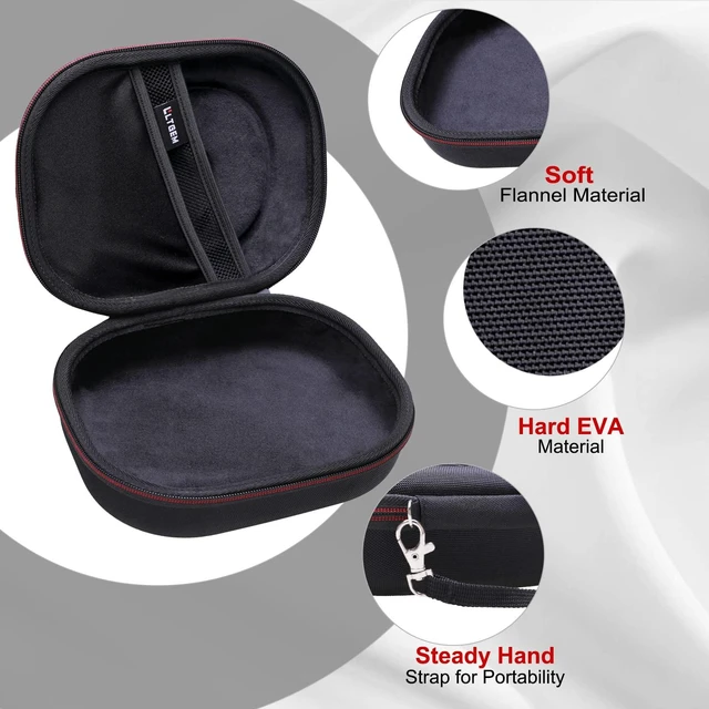 Alt view image 3 of 7 - Case for JBL Tune 780NC/770NC/530BT/730BT/720BT/670NC Headphones Black | Hard Carrying Travel Case for JBL Live 770NC/780NC/680NC/670NC Headphones