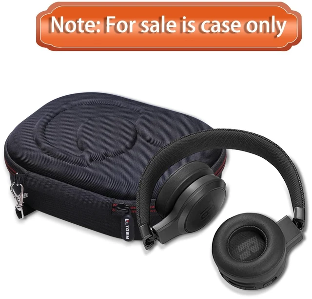 Alt view image 5 of 7 - Case for JBL Tune 780NC/770NC/530BT/730BT/720BT/670NC Headphones Black | Hard Carrying Travel Case for JBL Live 770NC/780NC/680NC/670NC Headphones