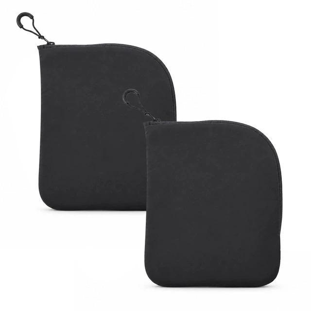 Main image of Headphone Bag, 2 Pc Storage Pouches for Bose Beats Sony JBL | Krone Kalpasmos 2 Pack Headphone Bag and Headphone Storage Pouch, Water-Resistant, Velvet-Lined, for Bose Beats Sony JBL