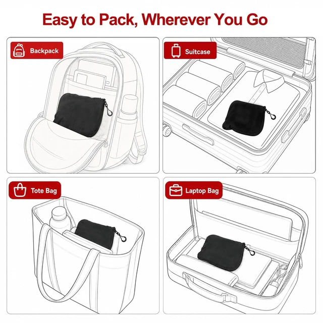 Alt view image 3 of 7 - Headphone Bag, 2 Pc Storage Pouches for Bose Beats Sony JBL | Krone Kalpasmos 2 Pack Headphone Bag and Headphone Storage Pouch, Water-Resistant, Velvet-Lined, for Bose Beats Sony JBL