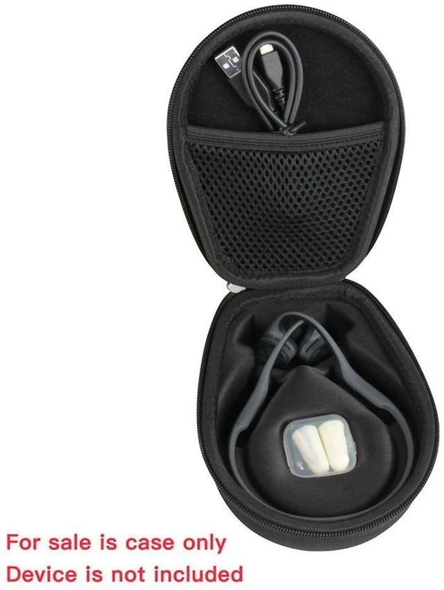 Alt view image 2 of 7 - Case for AfterShokz Trekz Air/AfterShokz Aeropex/Titanium Mini/Shokz OpenRun Pro/SHOKZ OpenRun Pro 2 Open Ear Wireless Bone Conduction Headphones AS650 / AS800 (Black)