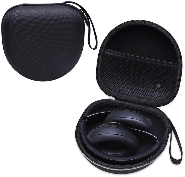 Main image of Headphone Case for JLab/Skullcandy/TOZO/Beats/Soundcore Headphones, Black | for Soundcore Q20/Q20i/Q30/Space 2, JLab JBuds Lux ANC/Go Lux ANC, JBL, KVIDIO, TOZO HT3, Bose QC, BERIBES, Picun Headphones