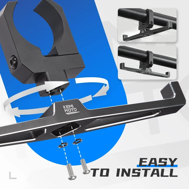 Alt view image 5 of 7 - Aluminum Dual UTV Headset Helmet Hanger Fits 1.5"-2" Roll Bar | UTV Roll Cage Mount Compatible with Can-Am X3, Polaris RZR Ranger, Teryx, Rhino Wolverine UTV Accessories