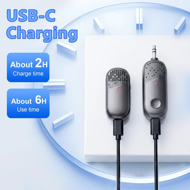 Alt view image 4 of 7 - Magnetic Wireless Lavalier Microphone, 2.4G Clip Mic | USB-C Charging, Microphones for Teaching Tour Guides Fitness Instructor, 98ft Range, Portable Lapel Mic for Speaker PA System