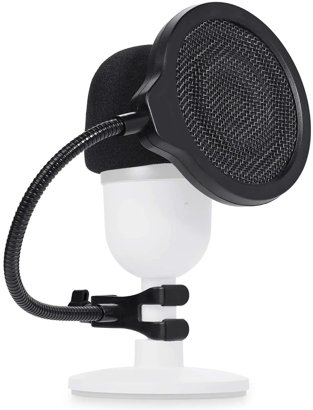 Main image of Razer Seiren Mini Pop Filter with Foam Windscreen - 3 Layers Pop Screen Shield and Foam Cover Compatible with Razer Seiren Mini Mic