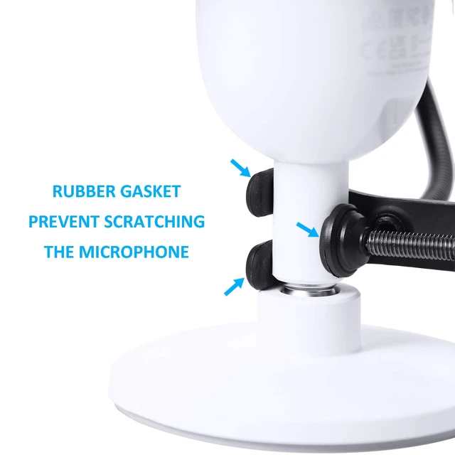Alt view image 6 of 7 - Razer Seiren Mini Pop Filter with Foam Windscreen - 3 Layers Pop Screen Shield and Foam Cover Compatible with Razer Seiren Mini Mic