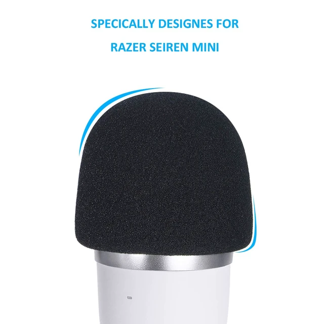 Alt view image 5 of 7 - Razer Seiren Mini Pop Filter with Foam Windscreen - 3 Layers Pop Screen Shield and Foam Cover Compatible with Razer Seiren Mini Mic