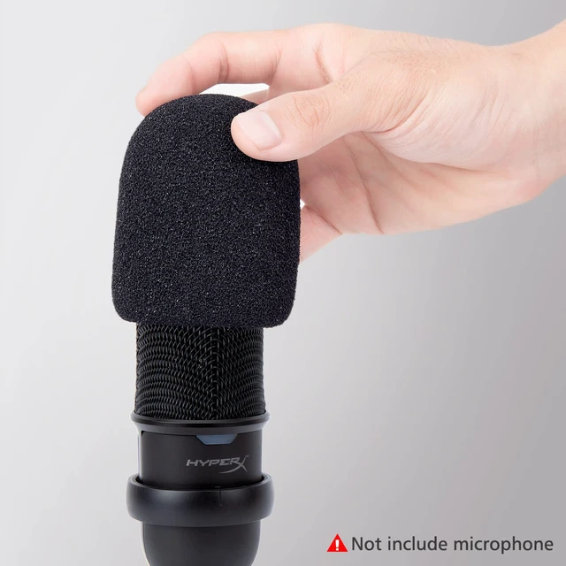 Alt view image 5 of 7 - Microphone Pop Filter for SoloCast, Foam Cover for HyperX SoloCast 2 | Noise Reduction Gaming Mic Pop Filter, 1 Pack