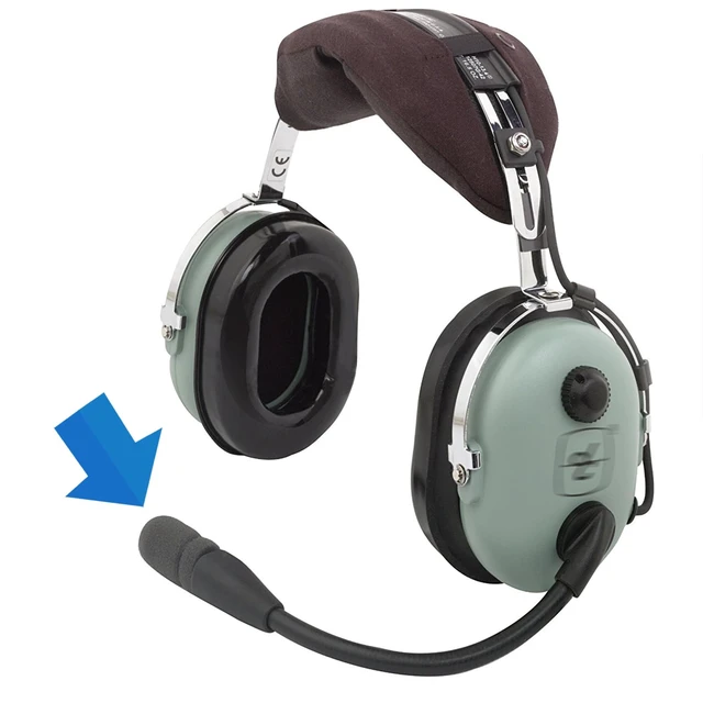 Alt view image 4 of 5 - for David Clark M7A Mic Cover, M-4 / M-7 / H10 / H20 /DC PRO-X2 / PRO-2 / DC ONE-X ENC Headset Aviation Microphone Replacement Pop Filter Protector, 3pack Windscreen