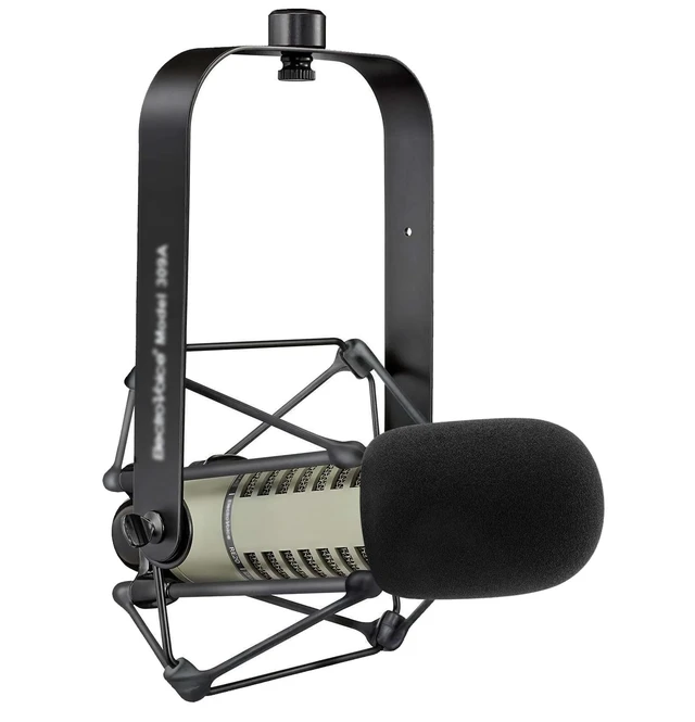 Alt view image 3 of 5 - Re20 Pop Filter for Electro-Voice RE20 / RE27/ RE320 Microphone, WS-PL2W Windscreen Replacment for EV RE-20 / RE-27 / RE-320 Mic Foam Cover Asseccories