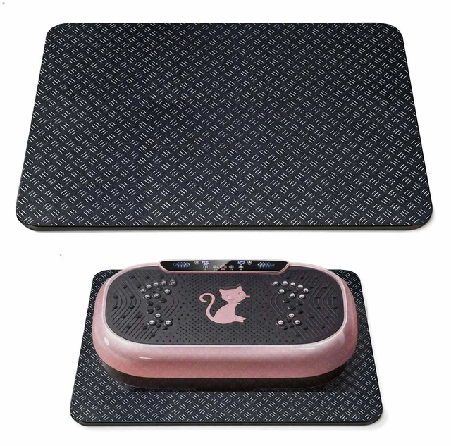 Main image of Upgraded Double-Sided Non-Slip Surface Mat for Vibration Plate Machine - Anti Vibration Pad & Exercise Mat for Most Vibration Platform Machines, Reduce Noise Accessories, Protect Floors & Carpet
