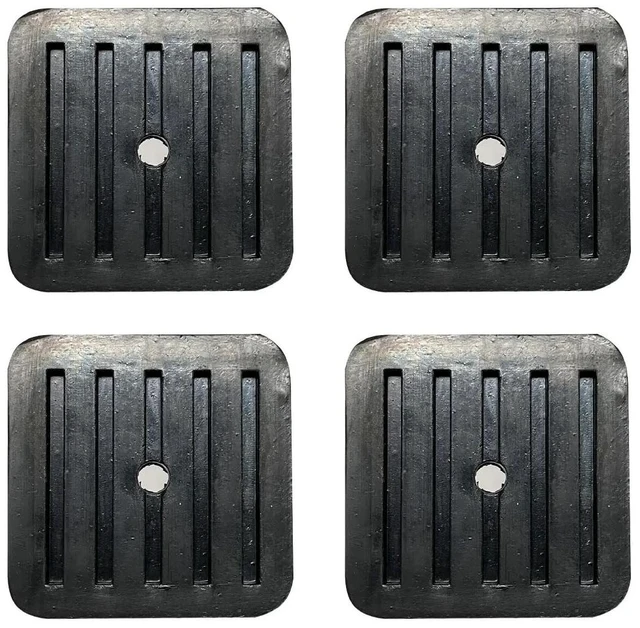 Main image of 4 Pack Mini Split Anti-Vibration Pads Wall Mounting Bracket Isolator Rubber Pad Damper Shock Absorbing Feet for Ductless Air Conditioner Heat Pump System Outdoor Condenser Unit A/C HVAC