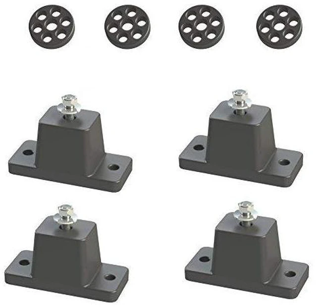 Main image of Anti-Vibration Shock Absorbing Rubber Mounting Bracket for Ductless Mini Split Air Conditioner Condensers