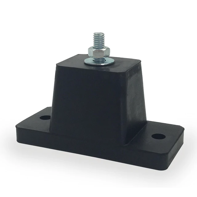 Alt view image 6 of 6 - Anti-Vibration Shock Absorbing Rubber Mounting Bracket for Ductless Mini Split Air Conditioner Condensers