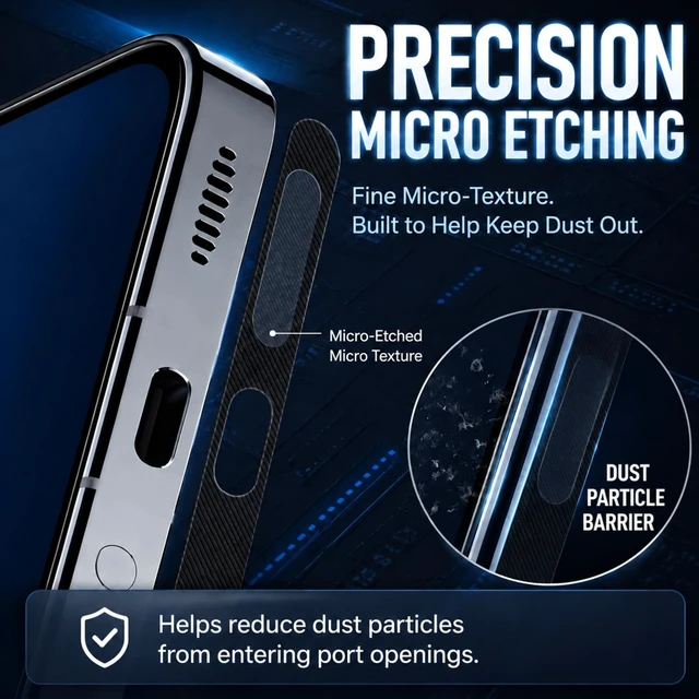 Alt view image 3 of 7 - 8-piece Speaker Protection Cover, Suitable for Samsung Galaxy S26, S26 Plus, S26 Ultra, USB-C Port dust Plug, with Metal mesh dust Cover, Tweezers, Cleaning Tools