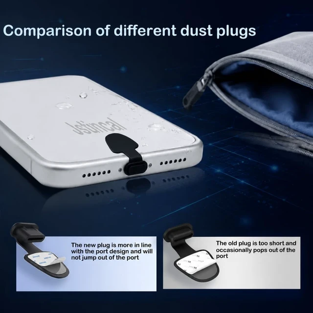 Alt view image 6 of 7 - 8-piece Speaker Protection Cover, Suitable for Samsung Galaxy S26, S26 Plus, S26 Ultra, USB-C Port dust Plug, with Metal mesh dust Cover, Tweezers, Cleaning Tools