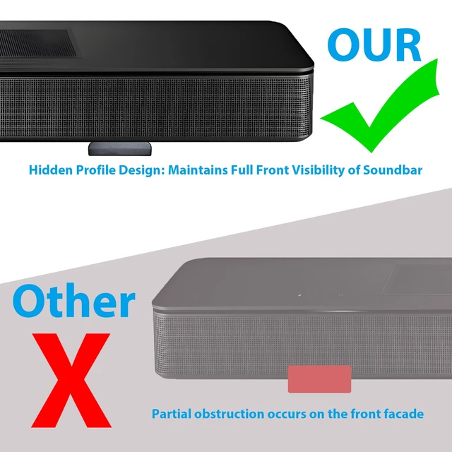 Alt view image 6 of 7 - Soundbar Wall Mount Bracket | Soundbar Wall Mount Bracket for Samsung, LG, Sony, JBL, Vizio, Sonos and More