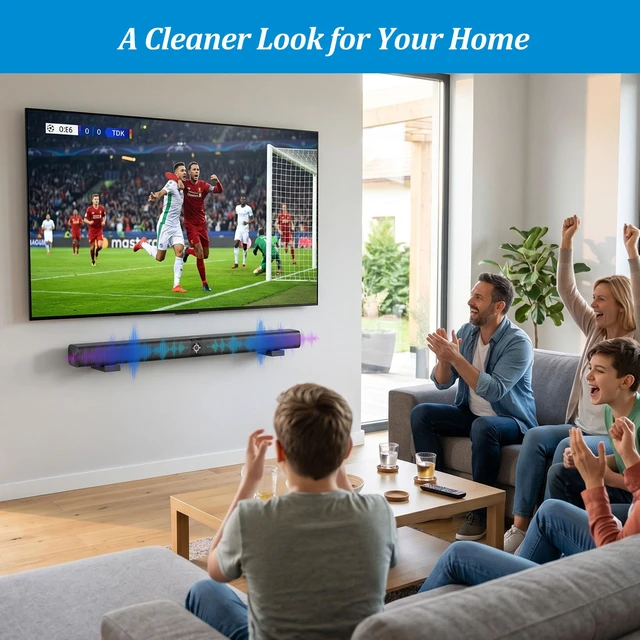 Alt view image 6 of 7 - Soundbar Wall Mount, Universal Adjustable Bracket Holder, Black | Holds up to 33 lbs, Sound Bar Mounts Under TV, Depth Adjustable 3.96.7, Heavy-Duty Home Theater Shelf